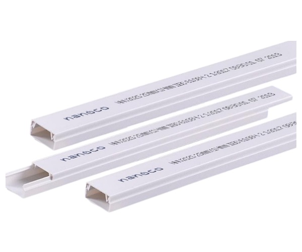 Nẹp nhựa vuông luồn dây điện 80x50mm dài 1m7