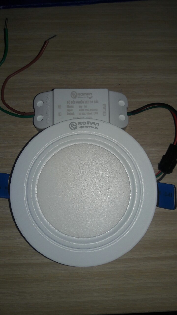 ĐÈN LED ÂM TRẦN 3 MÀU 7W ROMAN ELD3016/7C