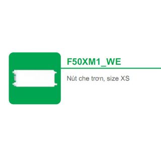 Nút che trơn, size XS F50XM1_WE