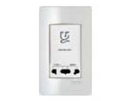 Bộ ổ cắm dao cạo râu SchneiderA3727_WE