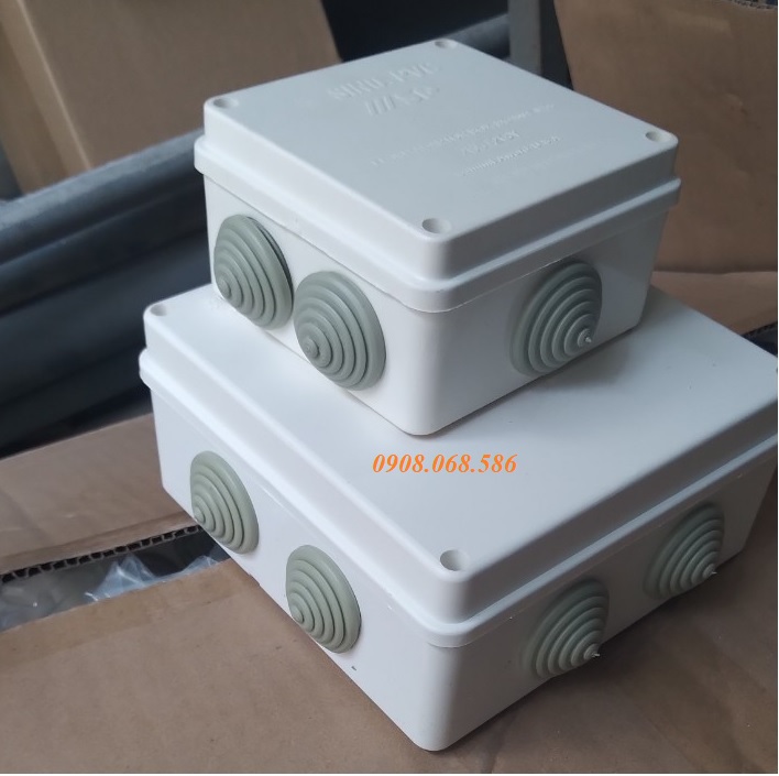 Hộp nối dây chống thấm nước - tự chống cháy 150x150x70 Sino