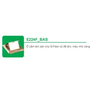 Ổ cắm âm sàn cho S-Flexi màu vàng E224F_BAS