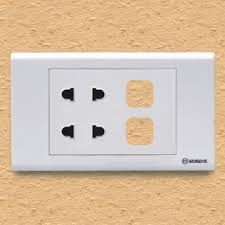 Ổ cắm đôi 2 chấu + 2 lỗ S18U2XX