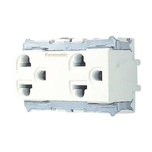 Ổ cắm đôi có dây nối đất WNG159237W