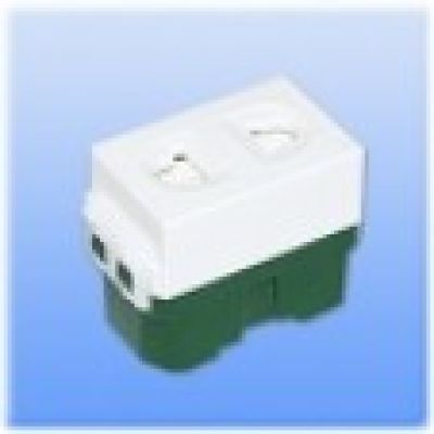 Ổ cắm đơn có màn che WEV1081SW
