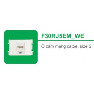 Ổ cắm mạng Cat5e, size S F30RJ5EM_WE_G19