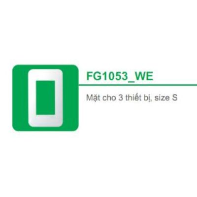 Mặt cho 3 thiết bị, size S FG1053_WE