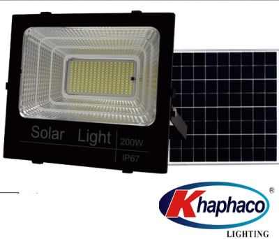 Đèn Led pha năng lượng mặt trời Khaphaco