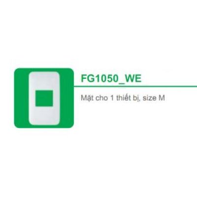 Mặt cho 1 thiết bị, size M FG1050_WE