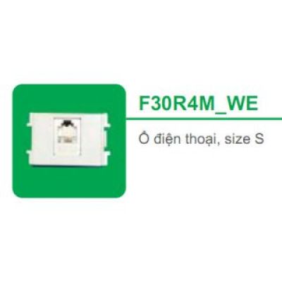 Ổ cắm điện thoại, size S F30R4M_WE_G19