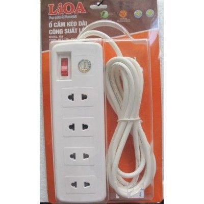 Ổ cắm kéo dài công suất lớn 4SS2.5-2 Lioa