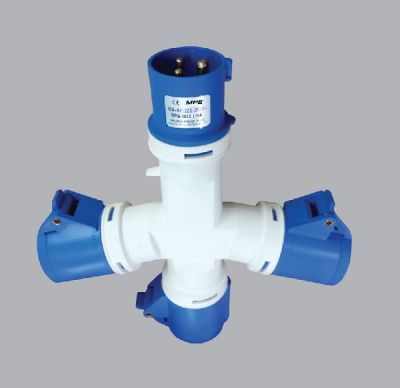 Ổ cắm chia di động 16A 2P+E-IP44 MPE