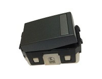 Công tắc 2 chiều màu đen ánh kim WEG55317MB