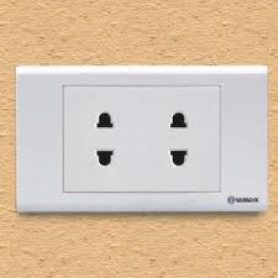 Ổ cắm đôi 2 chấu S18U2