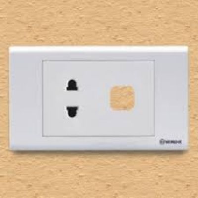 Ổ cắm đơn 2 chấu + 1 lỗ S18UX