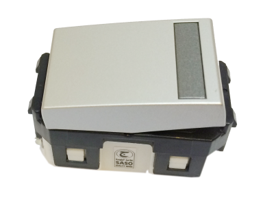 Công tắc 2 chiều màu trắn ánh kim WEG55317MB