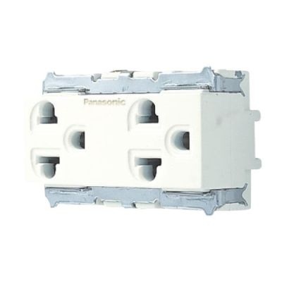 Ổ cắm đôi có dây nối đất WNG159237W